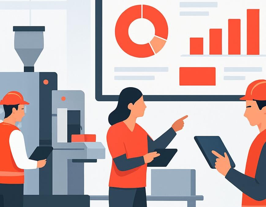 Optimiza tu producción con una pantalla OEE eficaz