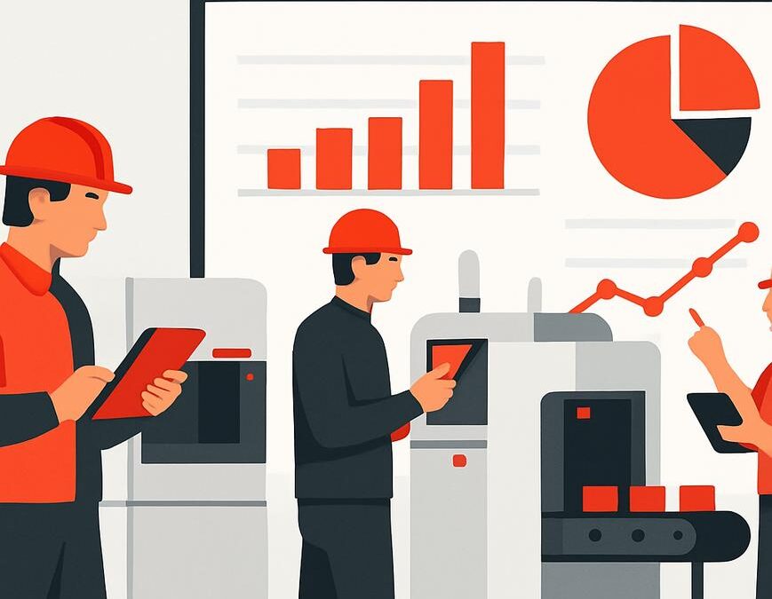 Gráfico de cálculo OEE: Optimizar la eficiencia global de los equipos