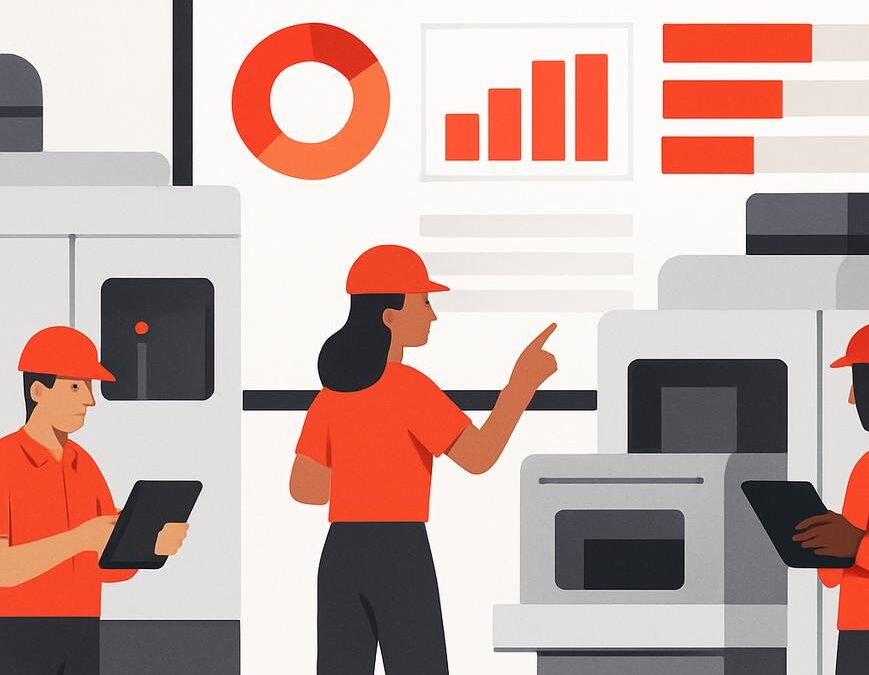 Mejorar el rendimiento industrial con la tabla de tiempos de inactividad OEE